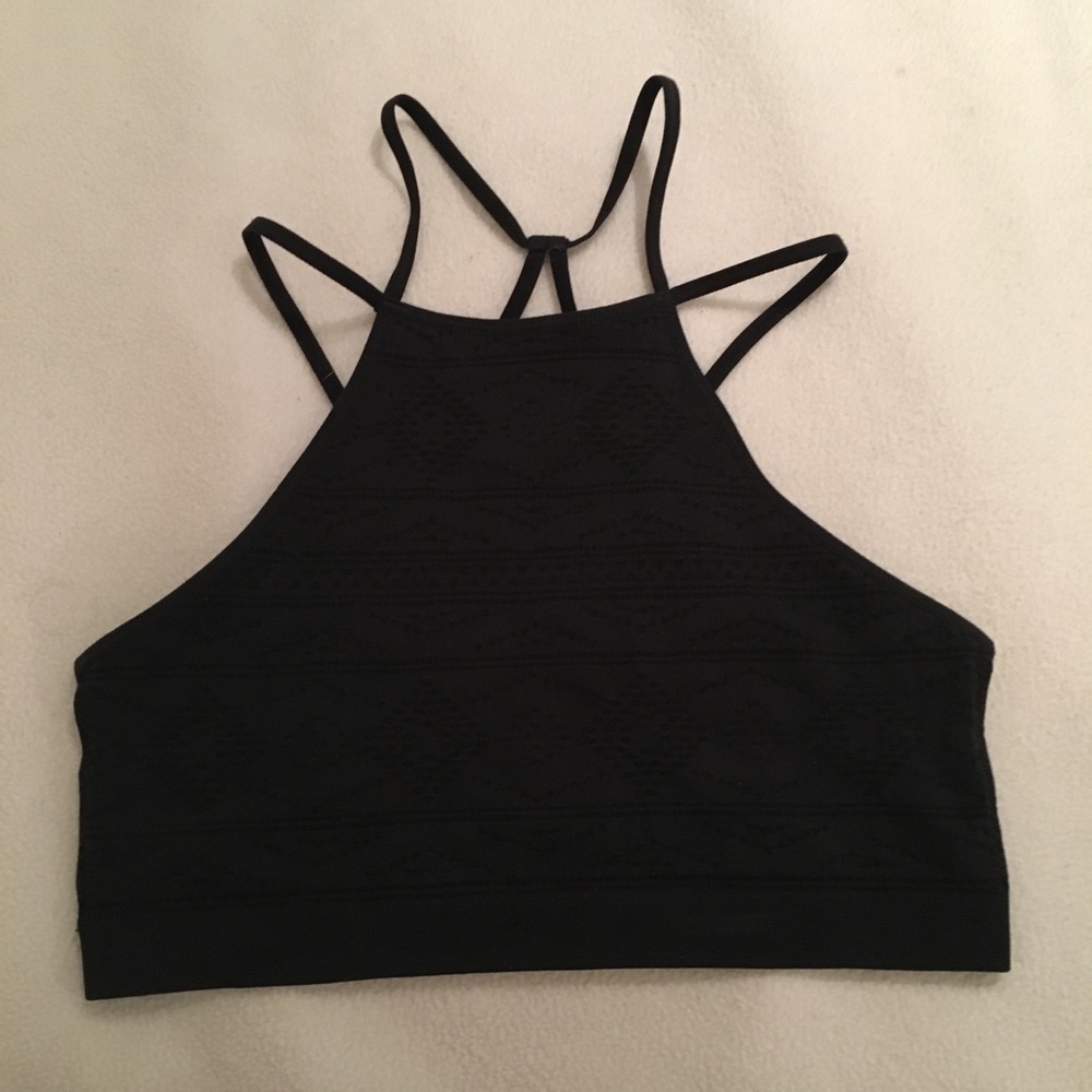 VS Pink - Black Tribal Bralette - NWT - Small
